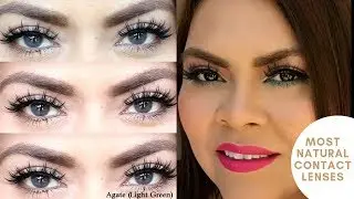 Best Green Colored Contacts  (Agate) Light Green