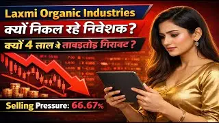 Laxmi Organic Industries share latest news today / क्यों निकल रहे निवेशक