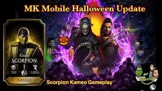 MK Mobile Halloween Update 2024 Mortal Kombat Mobile Scorpion Kameo Gameplay