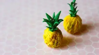 DIY: Pineapple Polymer Clay Tutorial