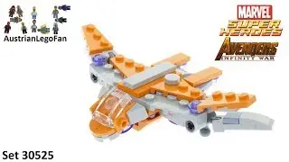 Lego Super Heroes 30525 The Guardians&acute; Ship - Avengers Infinity War   Lego Speed Build Review