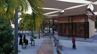 Broad Walkway Shade at Hudayriyat Island
