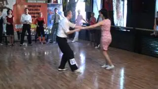 Lindy Hop B Class Finals - Slow Round Couple #37 - Russian Open Swing Dance Championship 2011