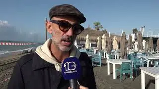 Ostia, le mareggiate attaccano gli stabilimenti. Chiesto l'intervento della Protezione Civile