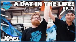 A DAY  IN THE LIFE Ep. 5 | PPF, Flat Glass, and a Window Tint Competition!
