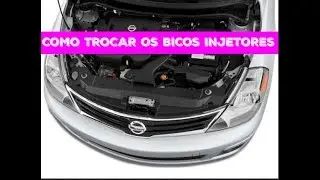 COMO TROCAR OS BICOS INJETORES DO NISSAN TIIDA 日産 ниссан
