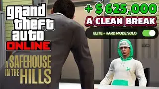 How to get ELITE on HARD MODE SOLO - A Clean Break - KnoWay Out (GTA Online PS5)