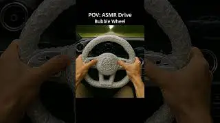 POV: Mercedes x Bubble Wrap Steering Wheel 🫧🚙