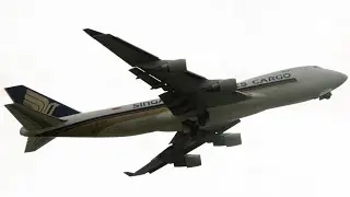 Singapore Airlines Cargo B744 ATC action at EMA