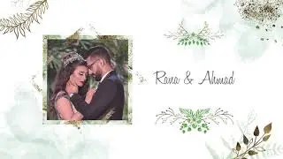 Rana and Ahmed's wedding invitation