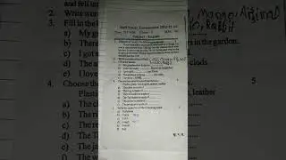 Kaksha 6 English ka paper. class 6 English ka paper. #shorts #youtubeshorts #viralshorts