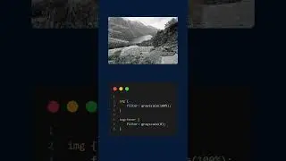 CSS Filter Greyscale | HTML CSS #html #css #tutorials