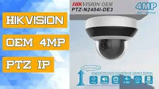 Hikvision OEM 4MP PTZ IP Camera 4X Optical Zoom Dome Surveillance Camera H.265 SD Card Slot CCTV Cam