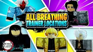 Roblox - All Breathing Trainers Location in Demon Slayer RPG 2