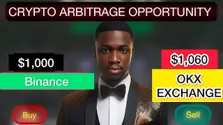 Crypto Arbitrage Opportunity; Making my first $60 profit on every trade as a beginner