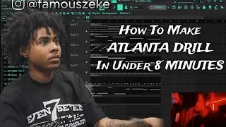 HOW TO MAKE ATLANTA DRILL TYPE BEAT IN UNDER 8 MINUTES Hariroc, Lil Tony, Baby Drill, Teflon Zay🔥🔥😈😈