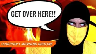 Scorpion's Morning Routine!! | Epic Mortal Kombat 2021 Movie Parody!!