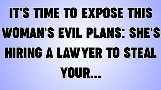 💸 IT'S TIME TO EXPOSE THIS WOMAN'S EVIL PLANS: SHE'S HIRING A LAWYER TO STEAL YOUR...