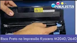 Kyocera M2040 / M2640  Limpeza Corotron carga - Paulista Impressoras