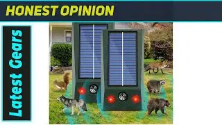 2 Pack Solar Ultrasonic Animal Repeller: The Ultimate Deterrent
