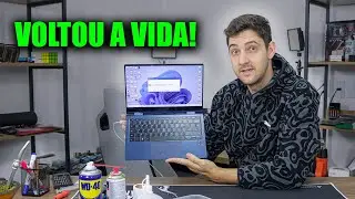 CONSEGUI SALVAR MEU NOTEBOOK DA ENCHENTE, TAVA PODRE O COITADO
