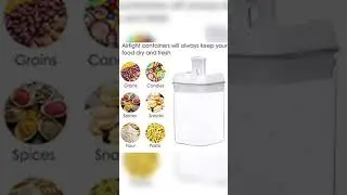 Airtight Food Storage Containers, Vtopmart 7 Pieces.  product link:.         