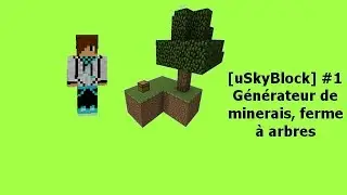 [uSkyBlock] #1 G&eacute;n&eacute;rateur de minerais, ferme &agrave; arbres