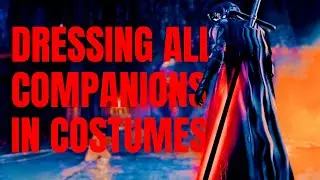 I dressed every BG3 companion in a Halloween costume