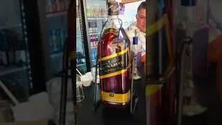 Johnnie Walker Black Label 4.5 Lt liter huge big bottle with cradle swing #shorts