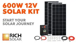 Представляем: комплект солнечных панелей Rich Solar мощностью 600 Вт