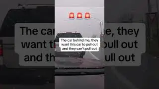 Instant karma hits impatient driver #car #dashcam #karma #automobile #police