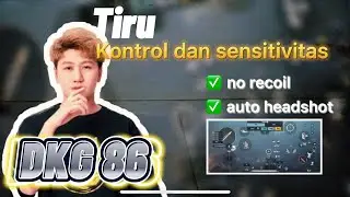 Copy control and sensitivity DKG 86 | 5 finger claw + Gyroscope | PUBG Mobile