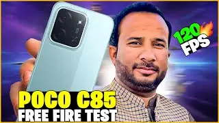 POCO C85 Free Fire Test | Ultra Gameplay, FPS Check & Heating Review!