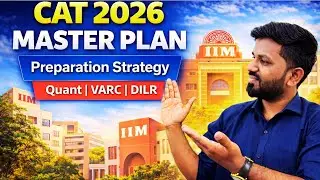 🚀Planning to crack CAT 2026? Follow the strategy ! #cat2026 #iim