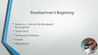 Runehammer&rsquo;s Campaign Structure: A Solo Outline?