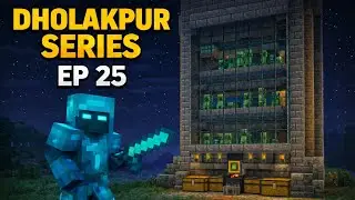 Make a automatically creeper farm in dholakpur series ep25 in minecraft #trending #viralvideo 