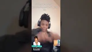 A snippet of Queen Kamarla during Talia Powers Tik Tok Live Thursday 🇯🇲💕