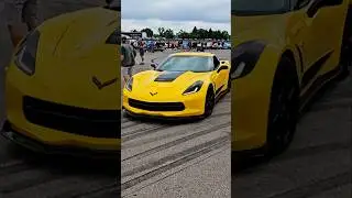 Chevrolet Corvette C7 Drive By Engine Sound M1 Concourse Cars and Coffee 2024