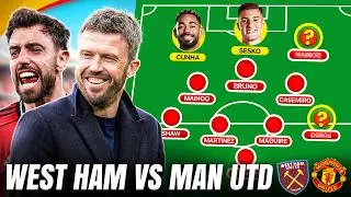 Casemiro & Mbeumo START? Carrick's Big Decisions! | WEST HAM vs MAN UTD Starting XI Show