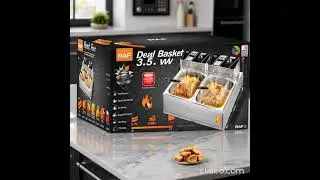 Freidora de Doble Olla para Hogar y Comercio &ndash; Crujiente Perfecci&oacute;n en Cada Fritura