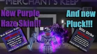 [YBA] Showcase NEW pluck and NEW Purple Haze SKIN!!!