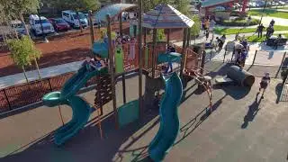 Civic Center Playground Ribbon Cutting