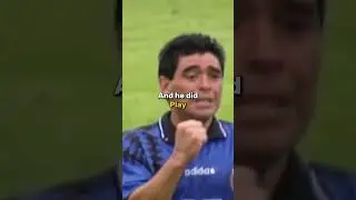 This goal celebration ended Diego maradona&rsquo;s career