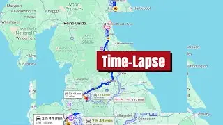 Newcastle to Manchester: Epic 12-Minute Motorway Time Lapse!
