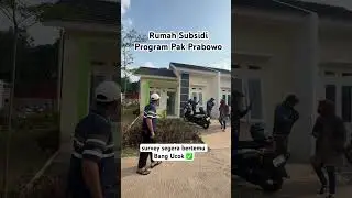 Rumah subsidi program pak Presiden Prabowo ✅
