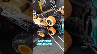 MONSTER Trucks Crash and SMASH! #shorts