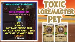 Wizard101: Cosmic Balance PVP | USING THE TOXIC LOREMASTER PET!!