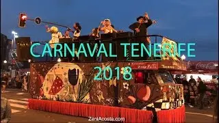 Carnavales Tenerife 2018 coches engalanados.