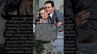 Janet Leigh and Glenn Ford &ndash; Glamour, Gossip, and a Hidden Affair #hollywoodbuzz #facts