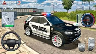 US Police Mercedes GLS Petroling Drive 3D : Police Simulator 2025 : Android Gameplay